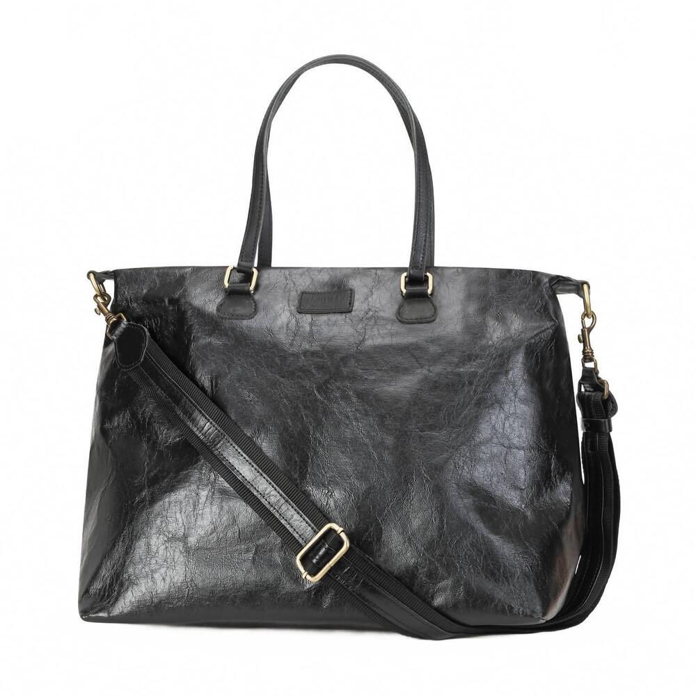 NEW UASHMAMA gemma large travel bag in black